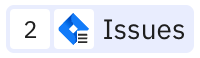Step output pill showing list badge with three horizontal lines on Jira issue icon